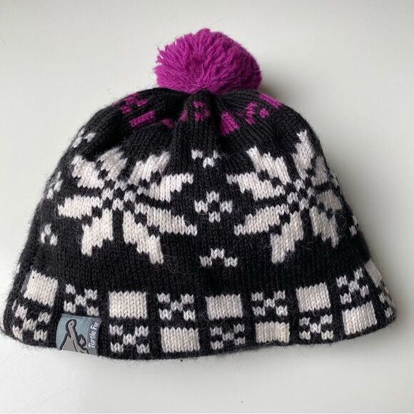 Turtle Fur wool fleece lined hat beanie hat Pom - Picture 1 of 6